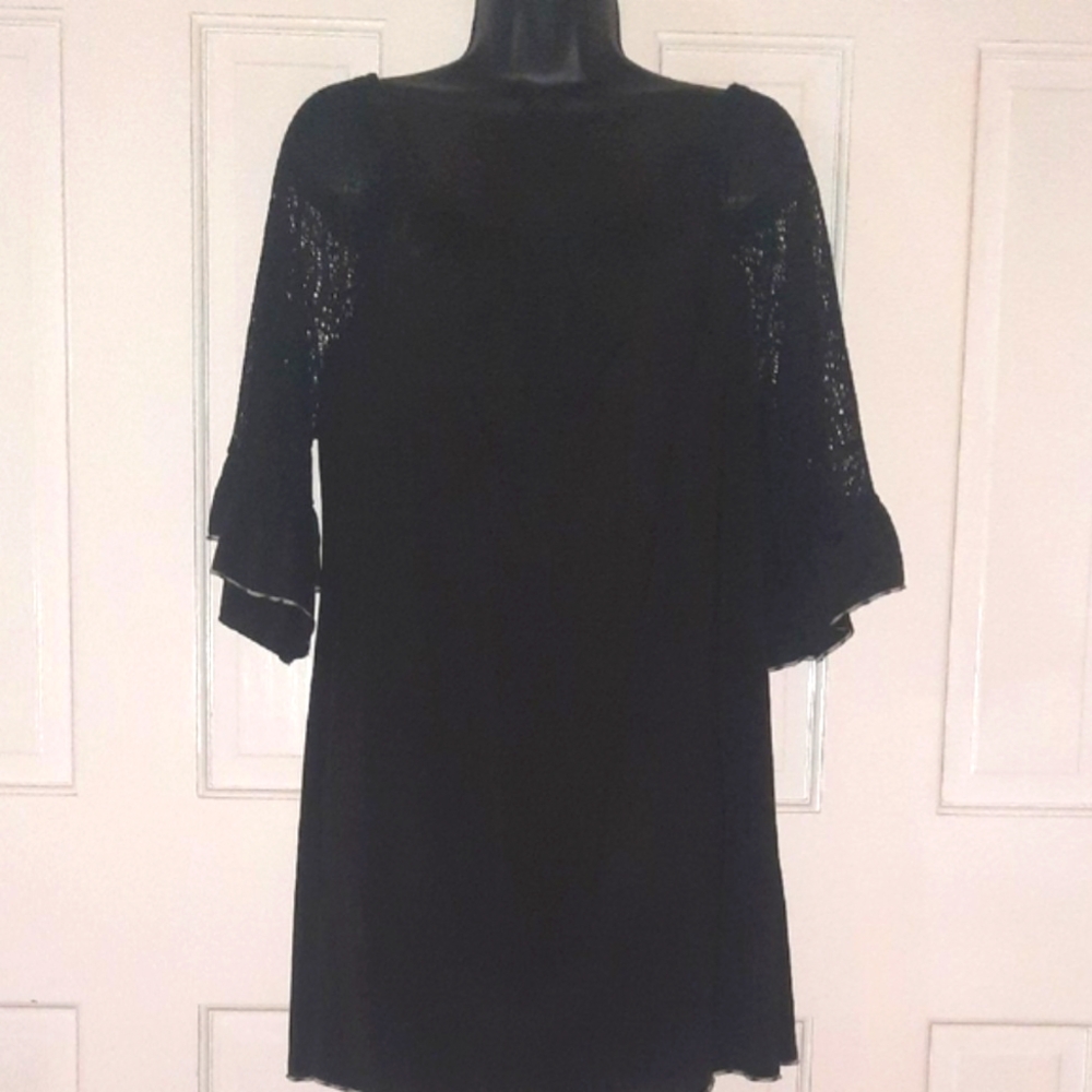 Lace Tunic Dress - Size: S-M - Color: Black
